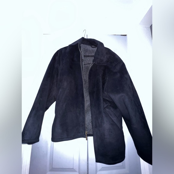 Men’s Black Weatherproof faux suede jacket in size Medium - Picture 1 of 8